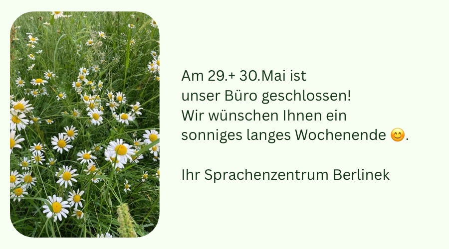 Brückentag im Mai